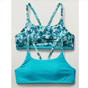Athleta Girl Reversible Scoop Bikini Top and Bottom - NWT - Size 12